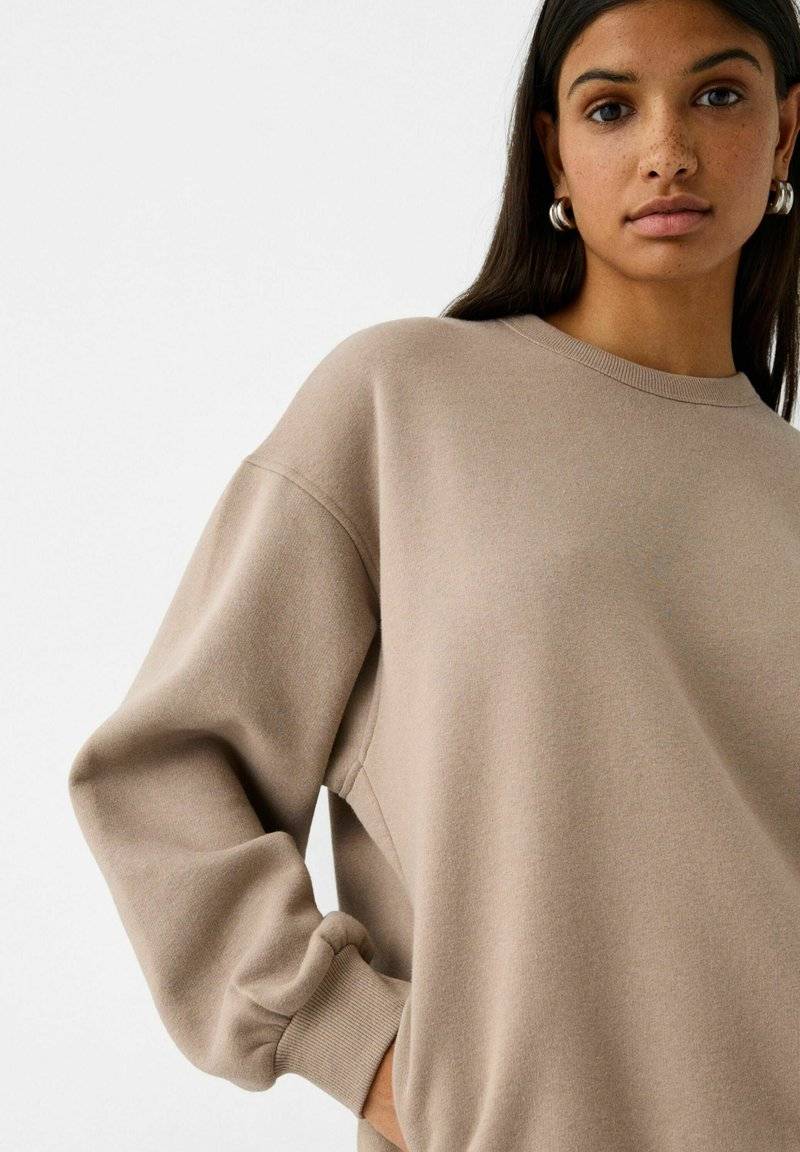 Bershka Bershka Sweatshirt - sand 2025