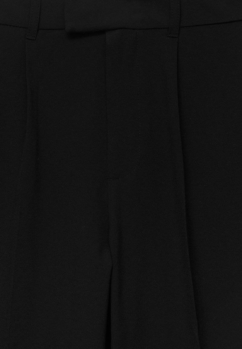 PULL&BEAR PULL&BEAR DARTED SMART - Trousers - black Blitzverkäufe