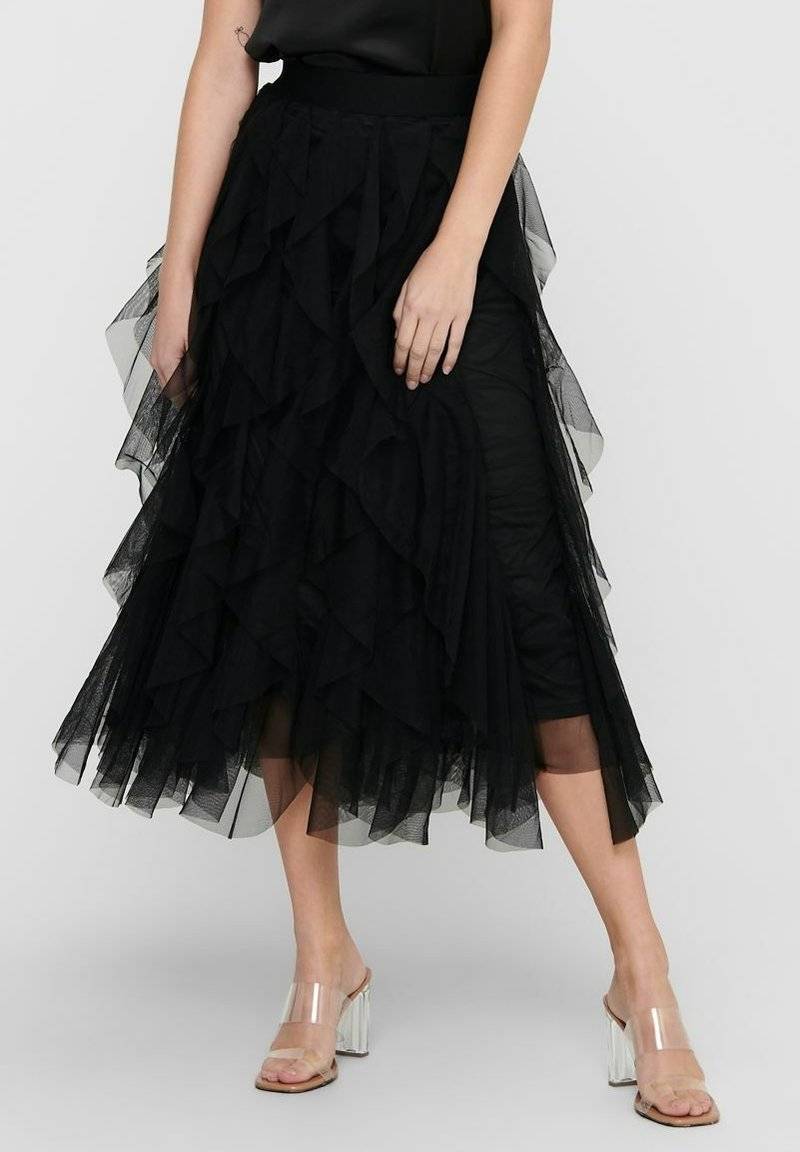 ONLY ONLY ONLSKY SKIRT - A-line skirt - black Versandkostenfrei