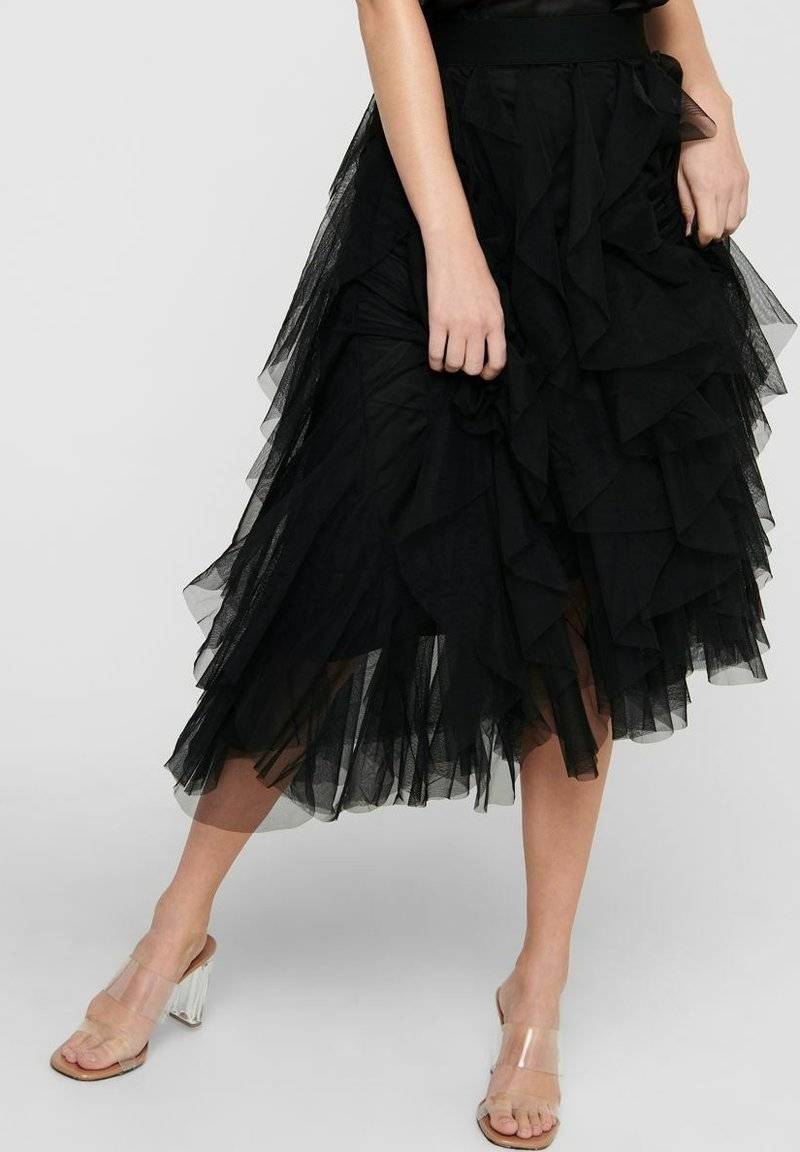 ONLY ONLY ONLSKY SKIRT - A-line skirt - black Versandkostenfrei