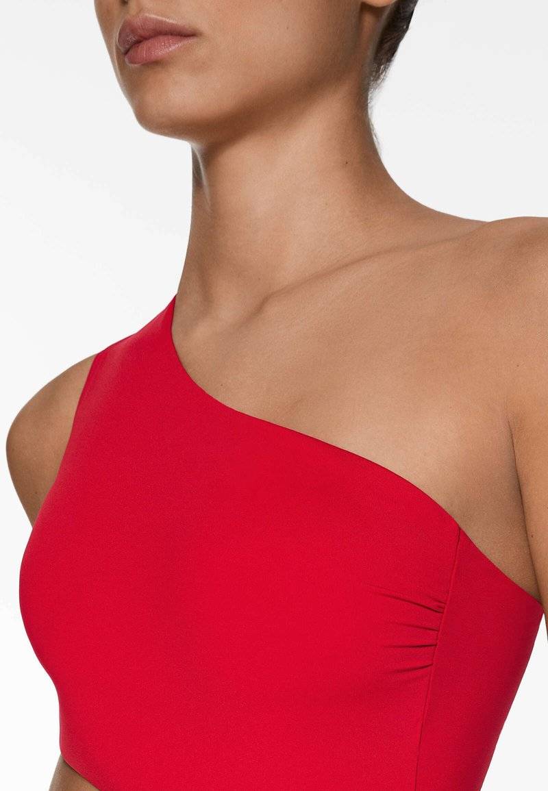 OYSHO OYSHO ASYMMETRIC - Swimsuit - red Flash Sale