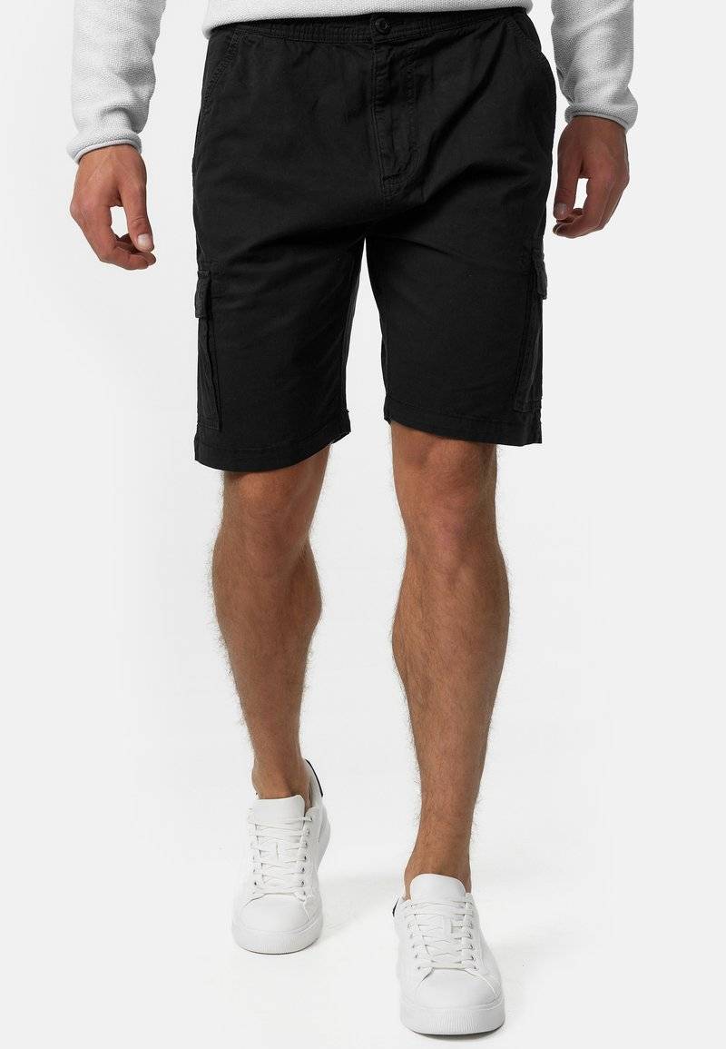 INDICODE JEANS INDICODE JEANS KINNAIRD - Shorts - black Begrenztes Angebot