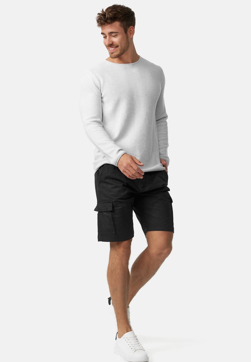 INDICODE JEANS INDICODE JEANS KINNAIRD - Shorts - black Begrenztes Angebot