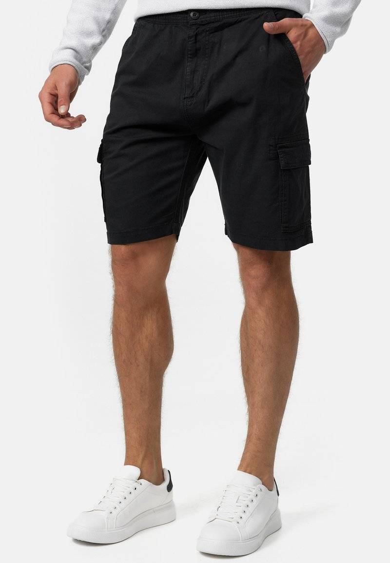 INDICODE JEANS INDICODE JEANS KINNAIRD - Shorts - black Begrenztes Angebot