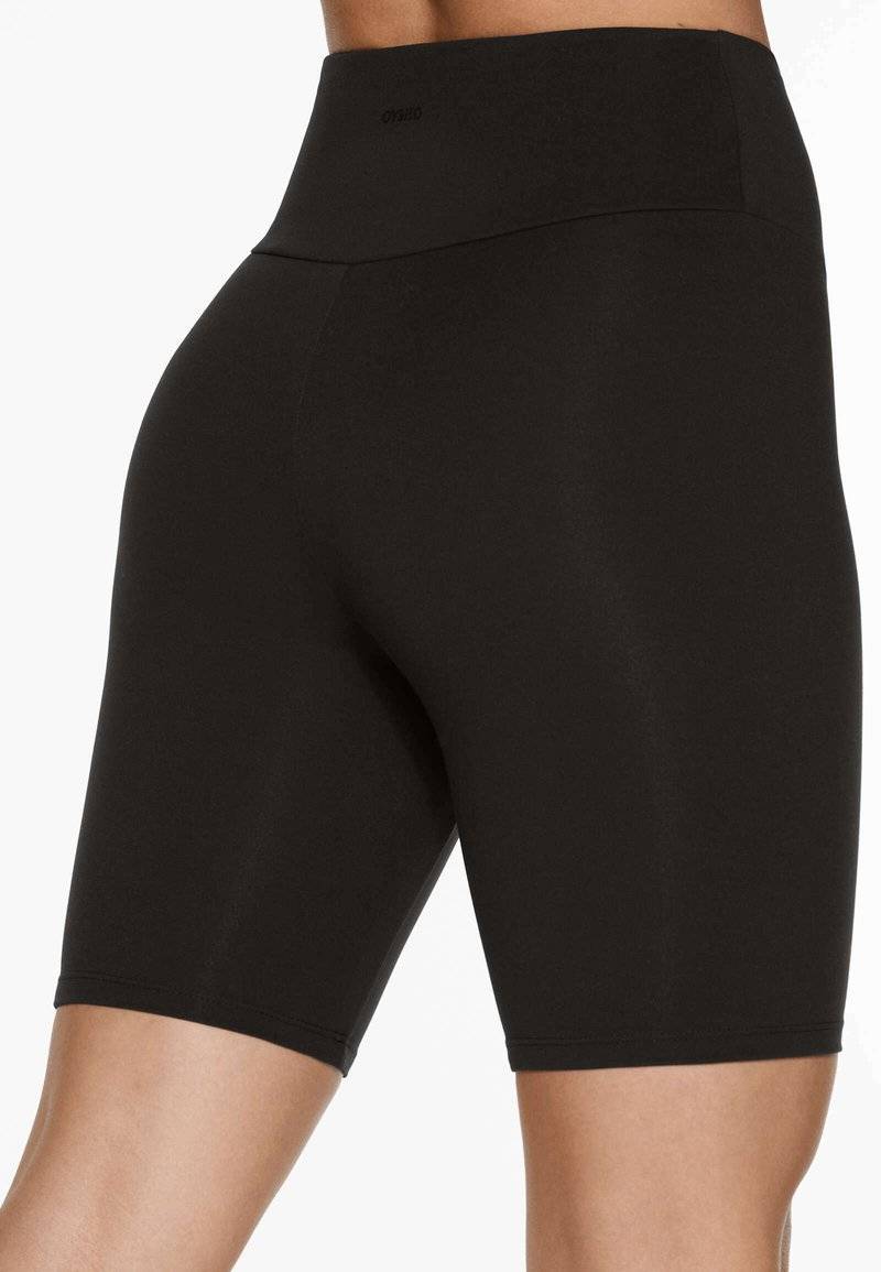 OYSHO OYSHO COMFORTLUX HIGH-RISE BIKER 20cm - Leggings - black Wochenangebot