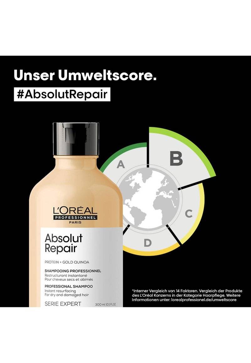 L'OREAL PROFESSIONNEL L'OREAL PROFESSIONNEL ABSOLUT REPAIR SHAMPOO FOR DRY & DAMAGED HAIR - Shampoo Letzter Tag