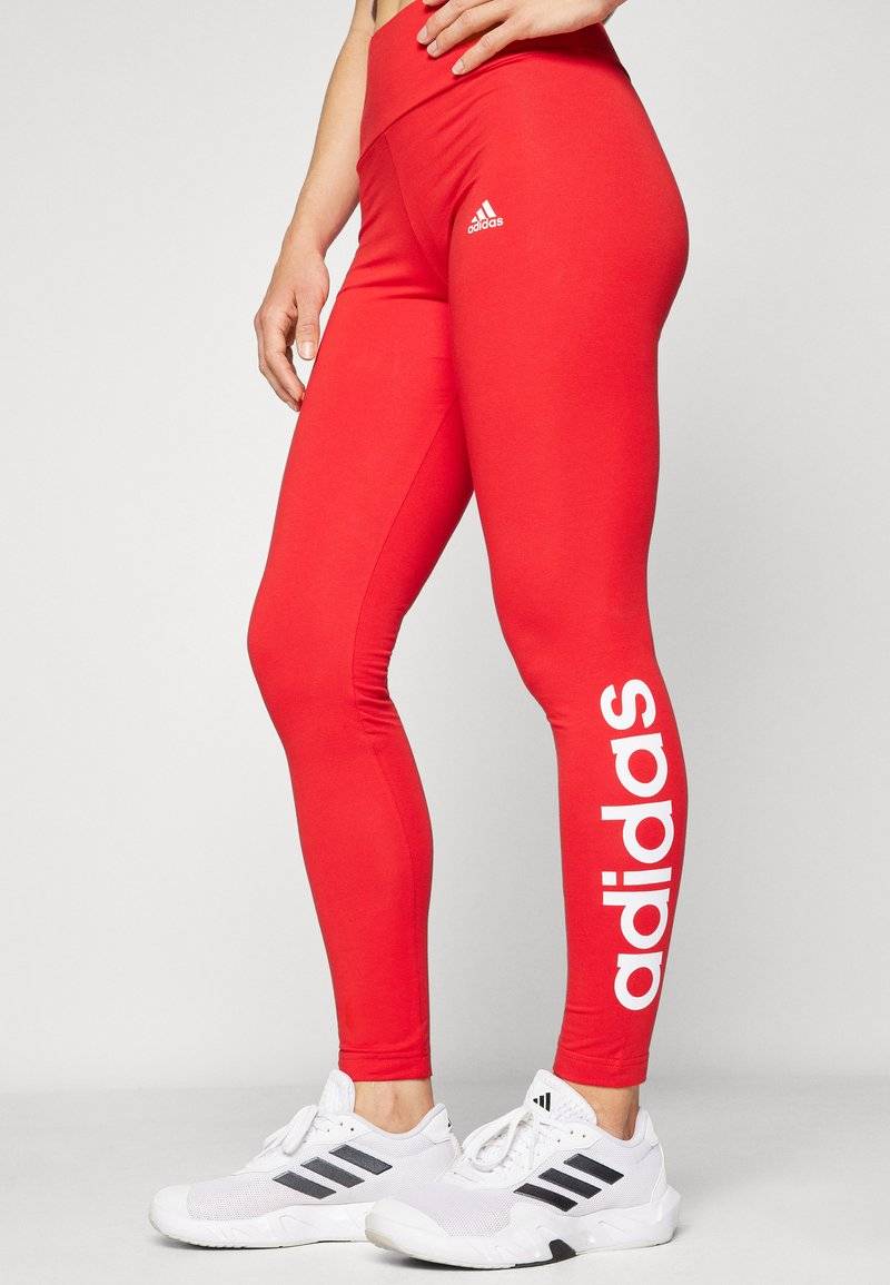 adidas Sportswear adidas Sportswear ESSENTIALS HIGH-WAISTED - Leggings - better scarlet Auslauf