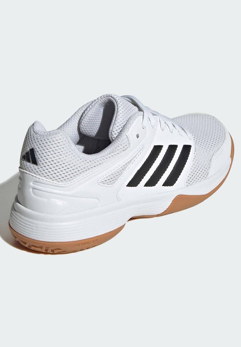adidas Performance adidas Performance SPEEDCOURT INDOOR KIDS - Stability running shoes - cloud white core black gum Riesige Ersparnisse