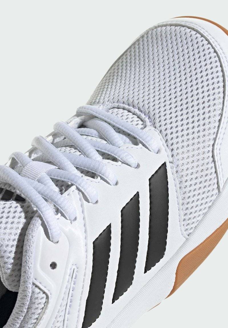 adidas Performance adidas Performance SPEEDCOURT INDOOR KIDS - Stability running shoes - cloud white core black gum Riesige Ersparnisse