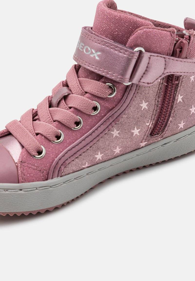 Geox Geox KALISPERA GIRL - High-top trainers - dark pink Tiefpreis