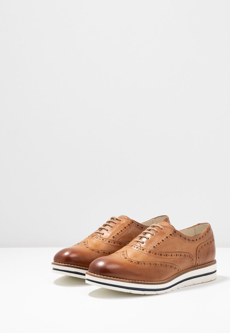 Anna Field Anna Field LEATHER - Casual lace-ups - cognac Letzte 3 Tage