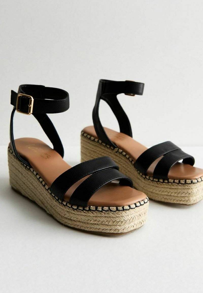 New Look New Look Espadrilles - black Letzte 2 Tage