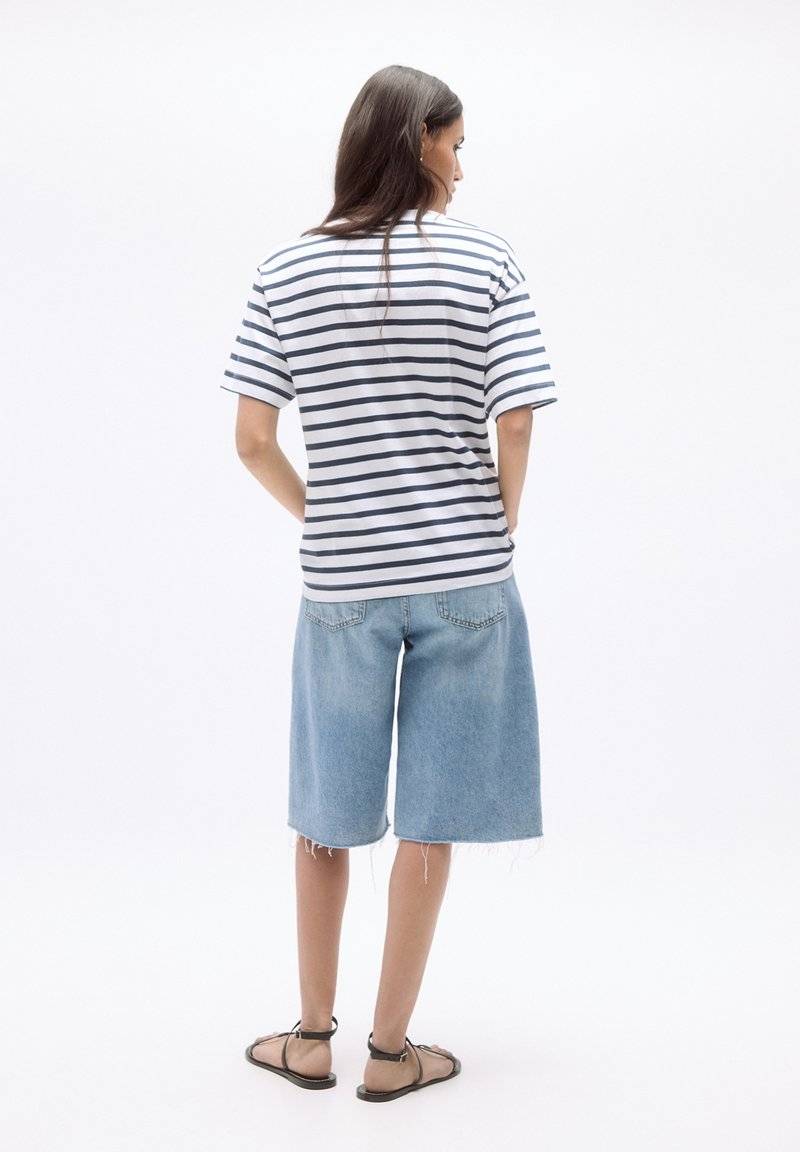 PULL&BEAR PULL&BEAR SHORT SLEEVE - Basic T-shirt - dark blue im Angebot