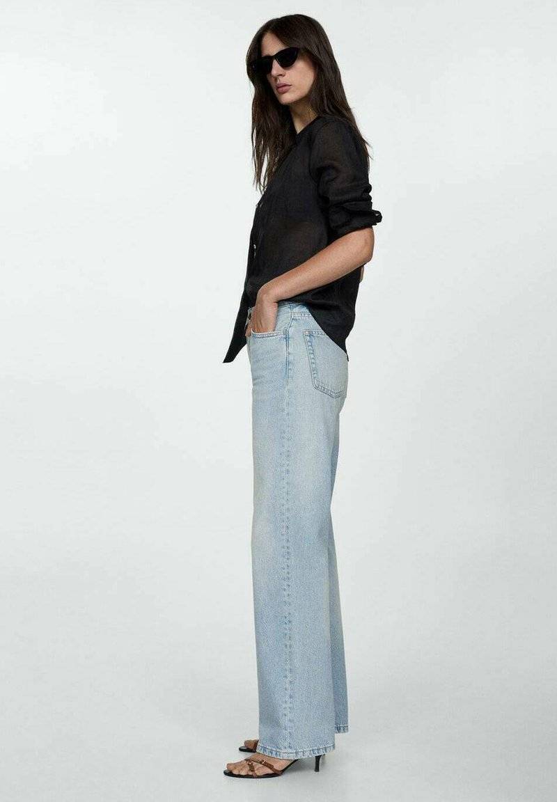Mango Mango Straight leg jeans - hellblau Günstiger Verkauf