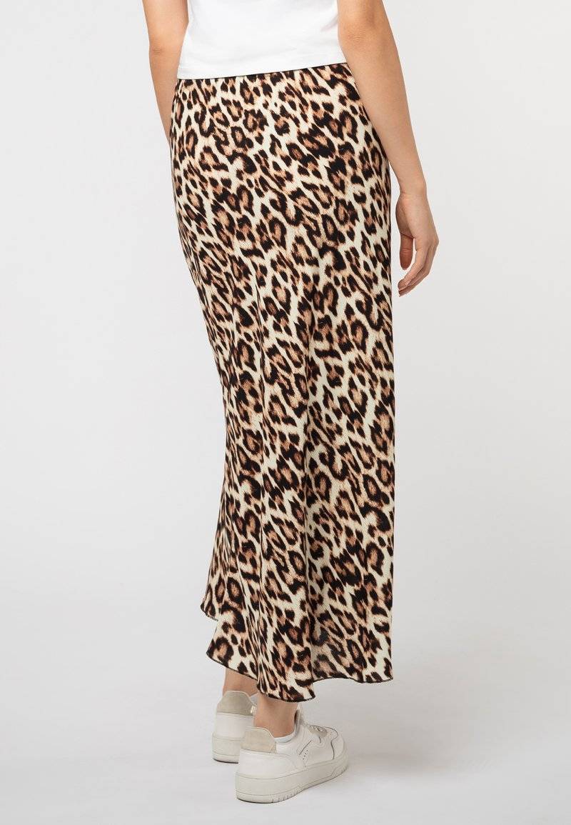 Sublevel Sublevel LEOPARDEN - Maxi skirt - middle brown Günstig kaufen