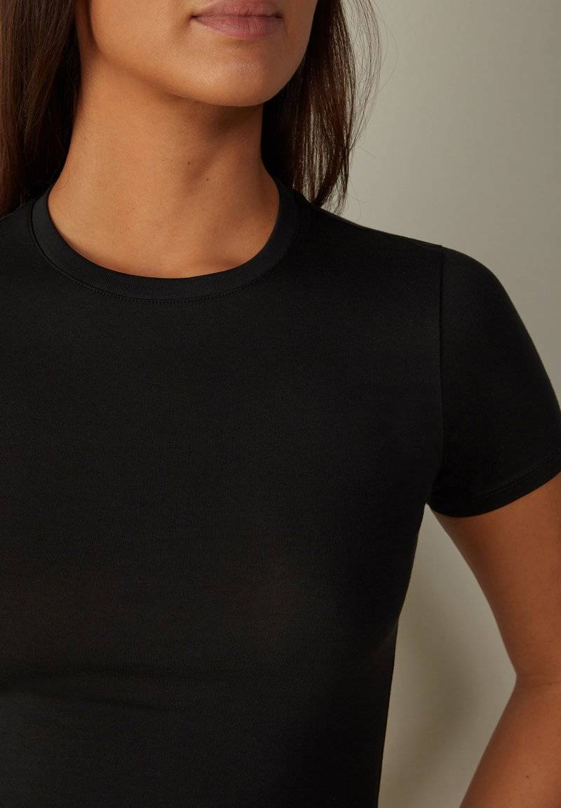 Intimissimi Intimissimi ROUND NECK - Basic T-shirt - nero Versandkostenfrei