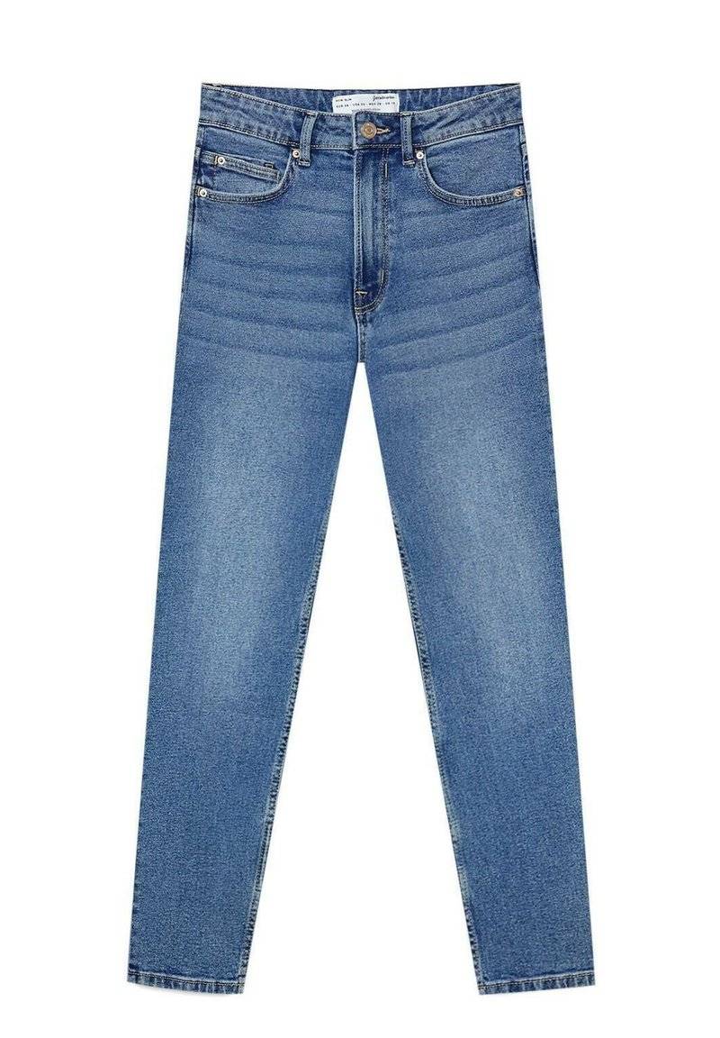 Stradivarius Stradivarius SLIM FIT - Slim fit jeans - dark blue Preisnachlass