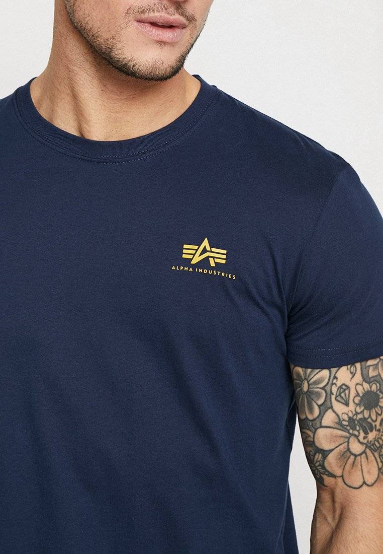 Alpha Industries Alpha Industries SMALL LOGO - Basic T-shirt - new navy Saisonschlussverkauf
