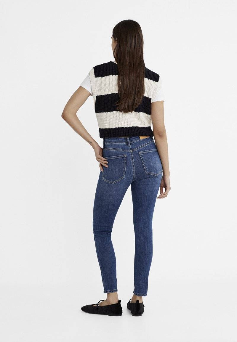 Stradivarius Stradivarius Jeans Skinny Fit - blue black denim Cyber Monday