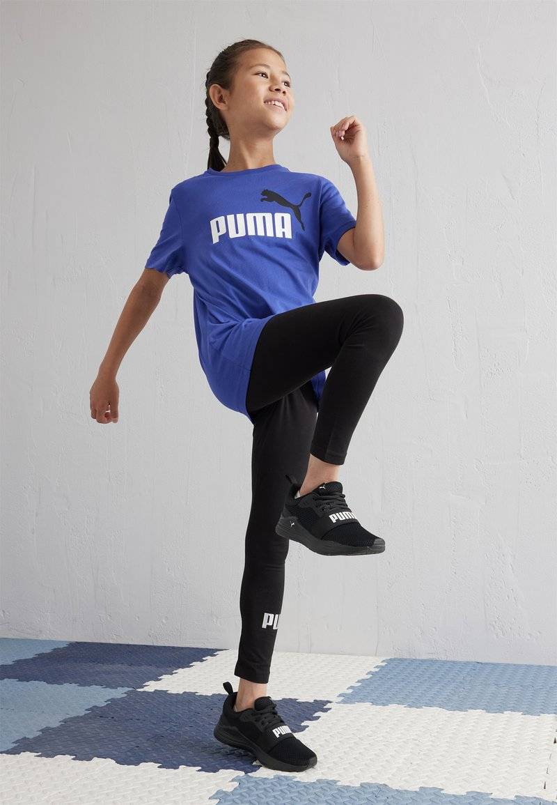 Puma Puma LOGO TEE UNISEX - Print T-shirt - lapis lazuli Neueste Mode