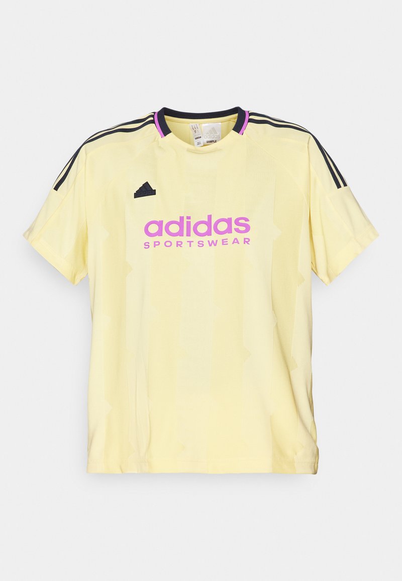 adidas Sportswear adidas Sportswear TIRO CUT STRIPES BOYFRIEND - Print T-shirt - almost yellow Bestseller