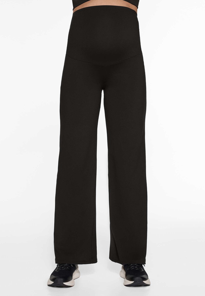 OYSHO OYSHO COMFORTLUX MATERNITY STRAIGHT-LEG - Trousers - black VIP-Rabatte