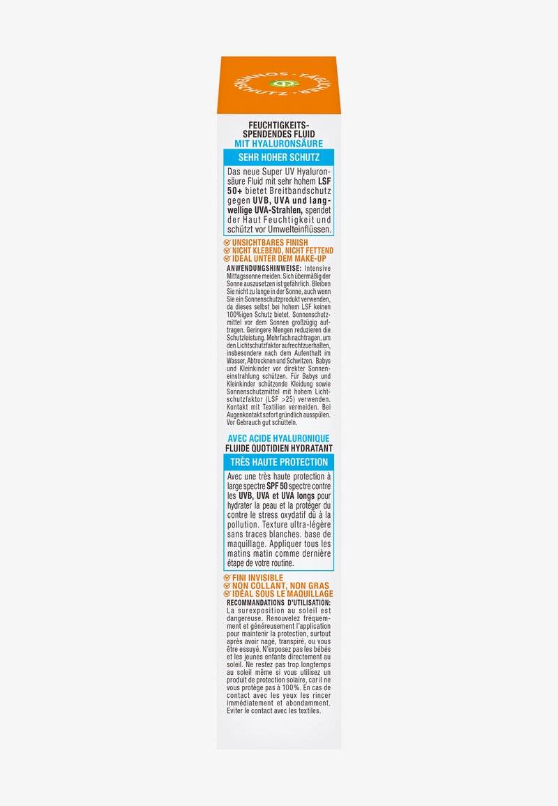 Garnier Garnier SUNSCREEN FLUID WITH SPF 50+ - Sun protection Bis zu 55% Rabatt