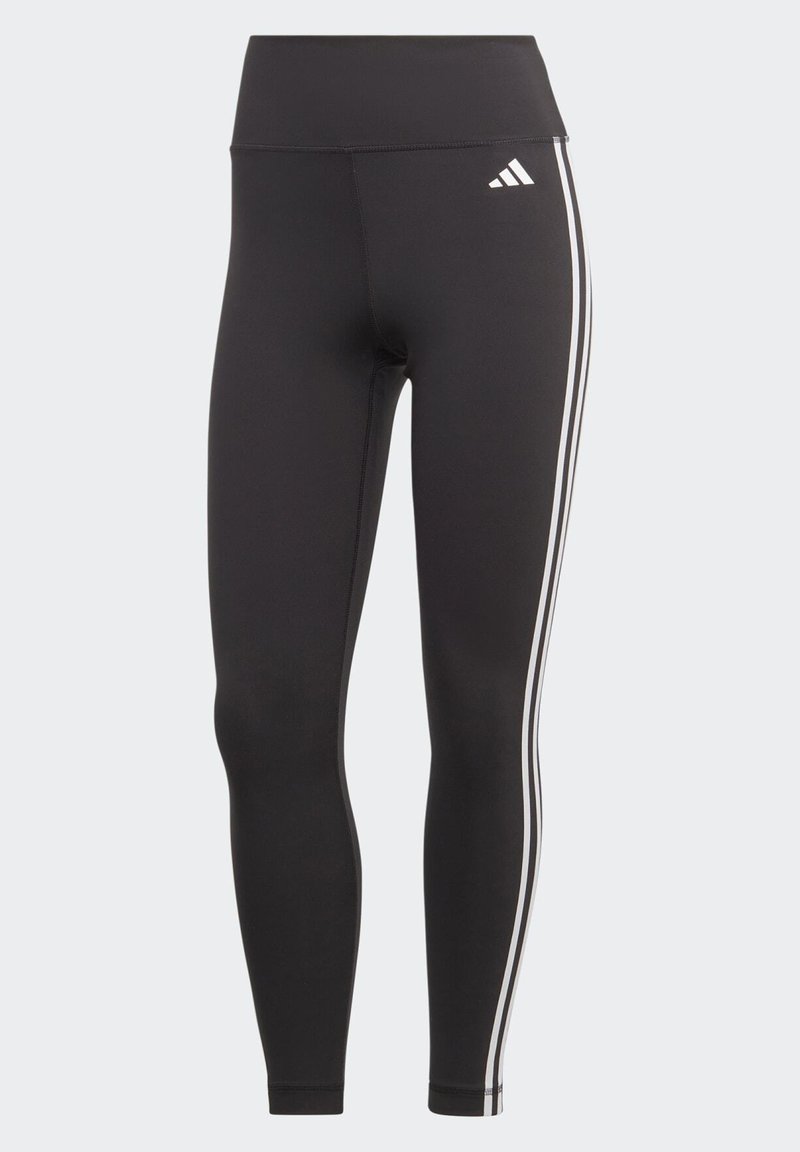 adidas Performance adidas Performance ESSENTIALS 3-STRIPES HIGH-WAISTED 7/8 - Leggings - black Günstiger Verkauf