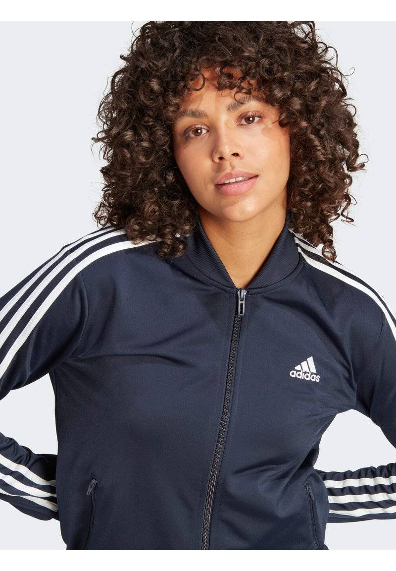 adidas Sportswear adidas Sportswear ESSENTIALS 3-STRIPES - Tracksuit - legend ink white Rabatt