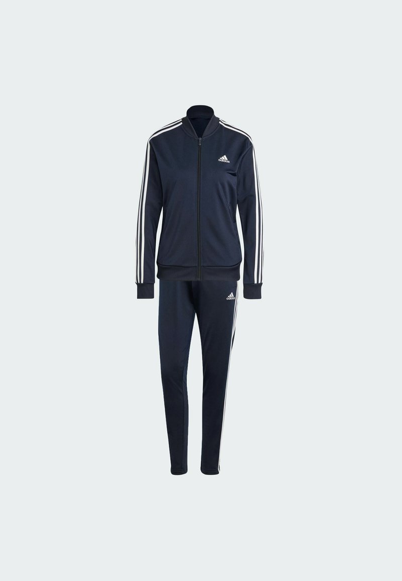 adidas Sportswear adidas Sportswear ESSENTIALS 3-STRIPES - Tracksuit - legend ink white Rabatt