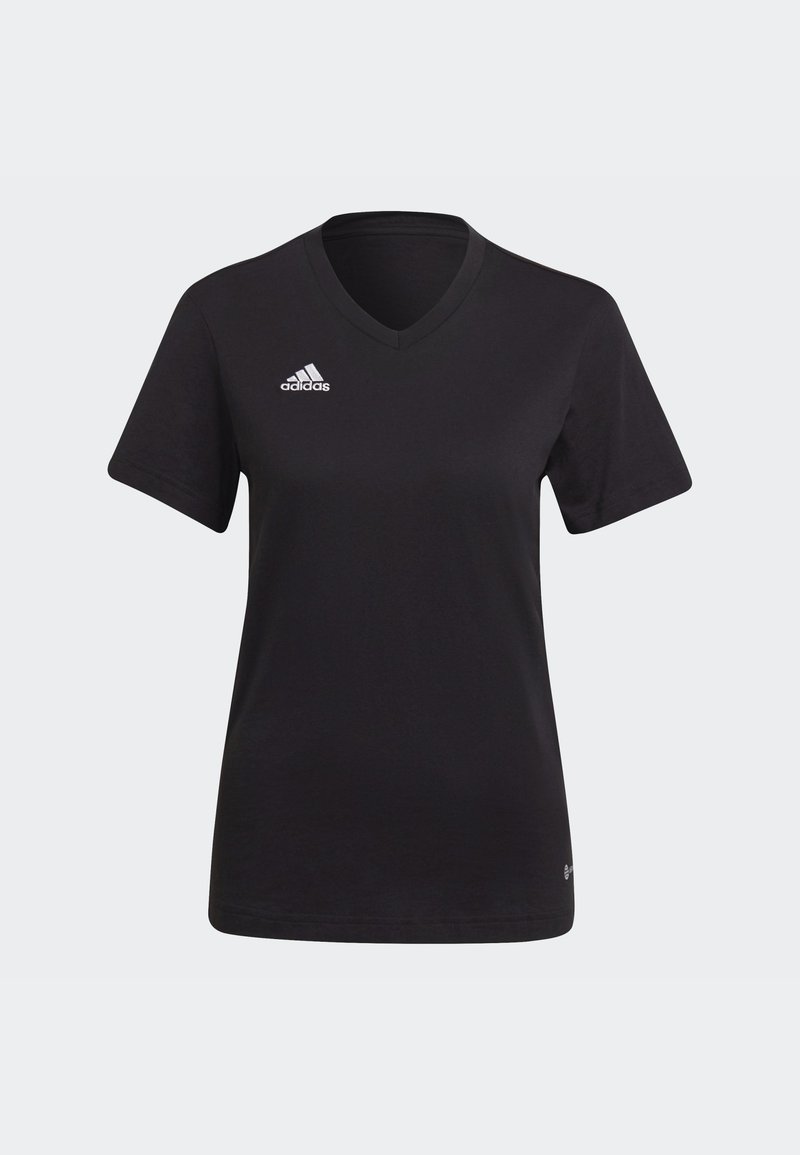 adidas Performance adidas Performance ENTRADA - Basic T-shirt - black Jubiläumsangebot