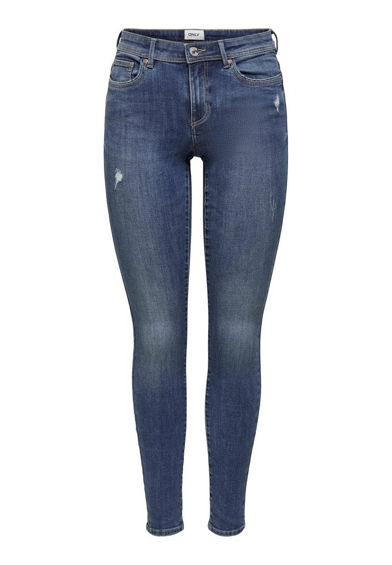 ONLY ONLY ONLWAUW LIFE MID - Jeans Skinny Fit - medium blue denim Letzte 3 Tage