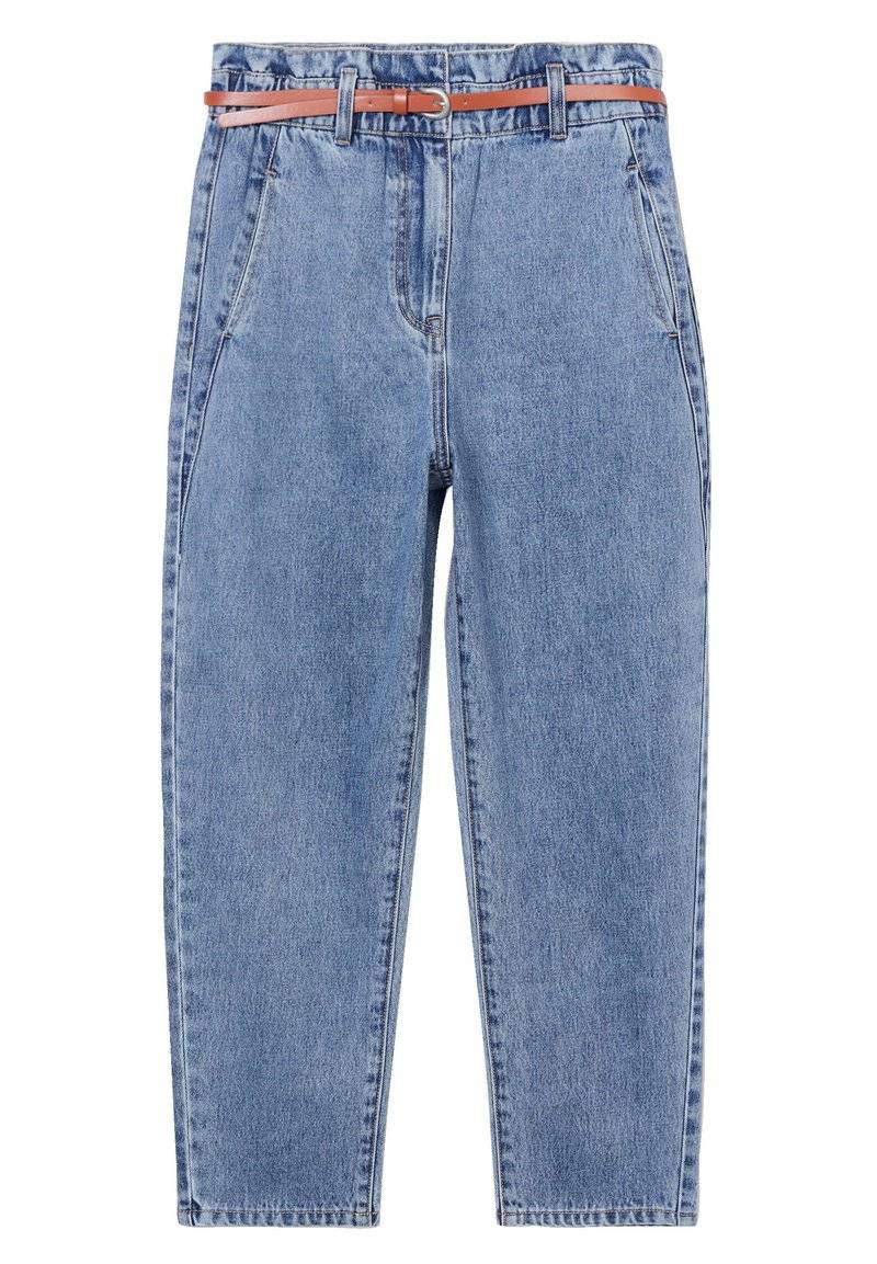 Cache Cache Cache Cache SLOUCHY-MIT GÜRTEL - Jeans Tapered Fit - denim stone Letzte 2 Tage