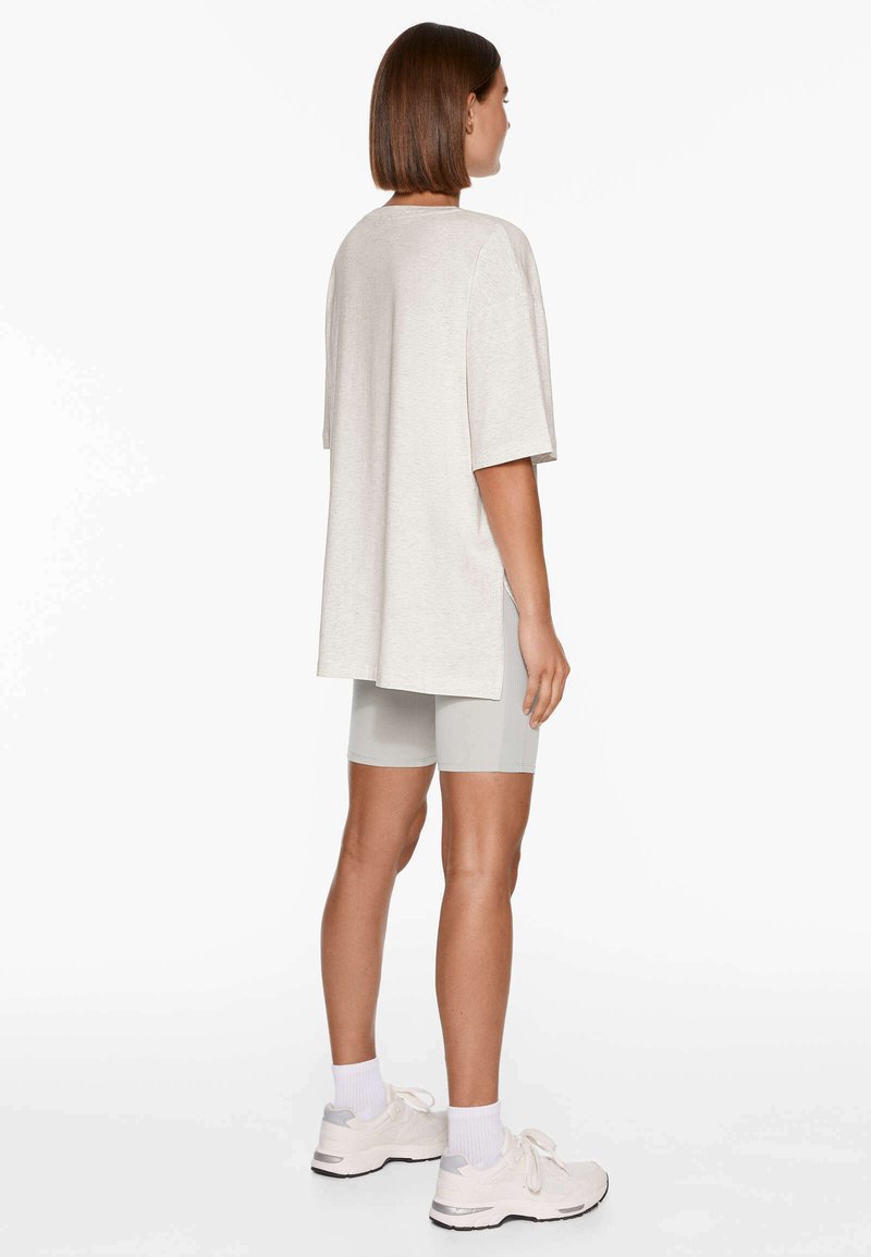 OYSHO OYSHO SHORT SLEEVE - Basic T-shirt - mottled light grey im Angebot