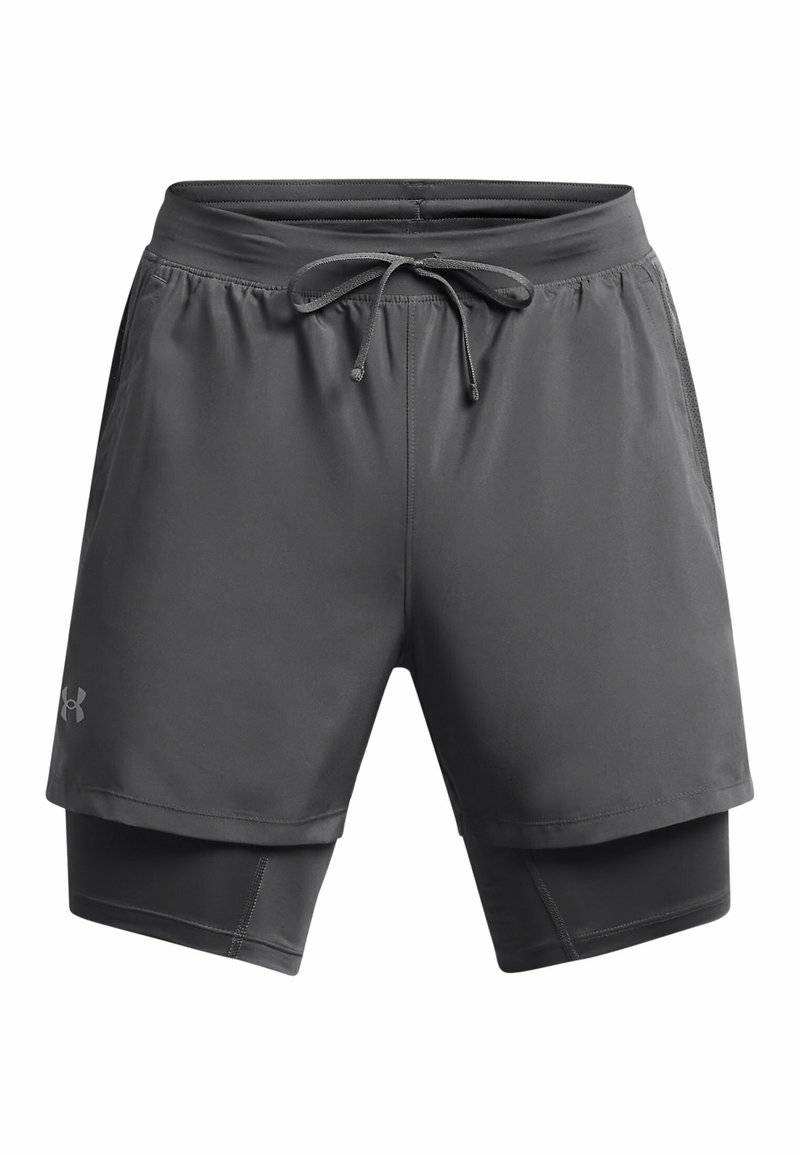 Under Armour Under Armour LAUNCH SHORTS 2-IN-1 - Sports shorts - castlerock Fabrikverkauf