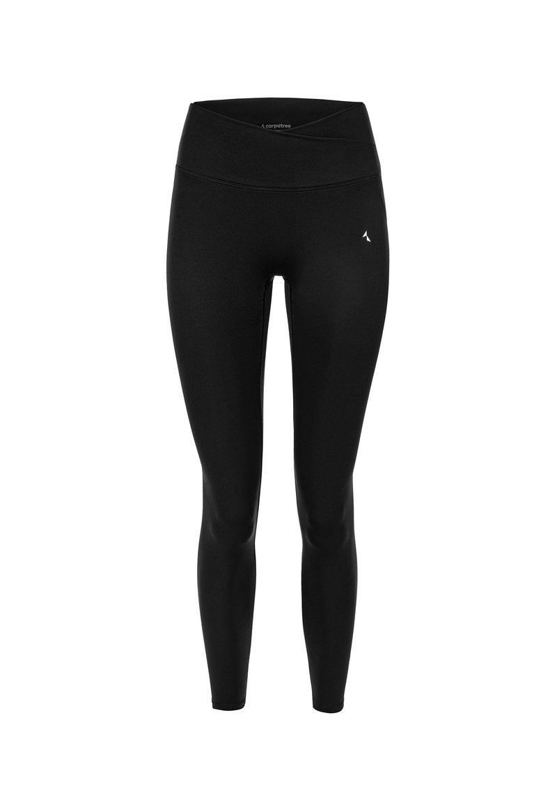 carpatree carpatree CROSSOVER HIGHWAIST - Leggings - black Flash Sale