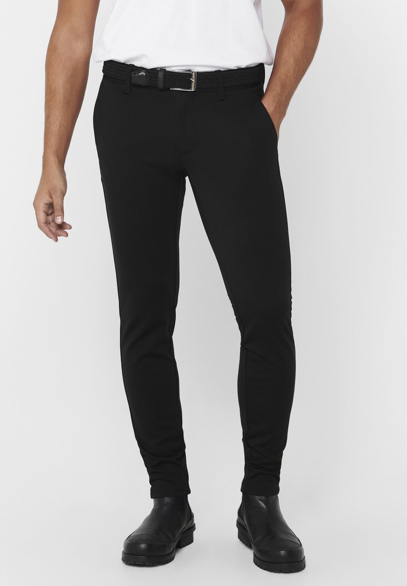 Only & Sons Only & Sons ONSMARK - Chinos - black Blitzangebot