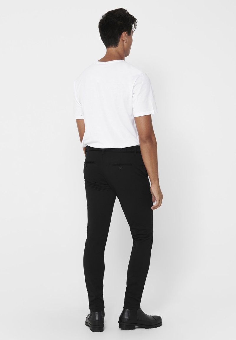 Only & Sons Only & Sons ONSMARK - Chinos - black Blitzangebot