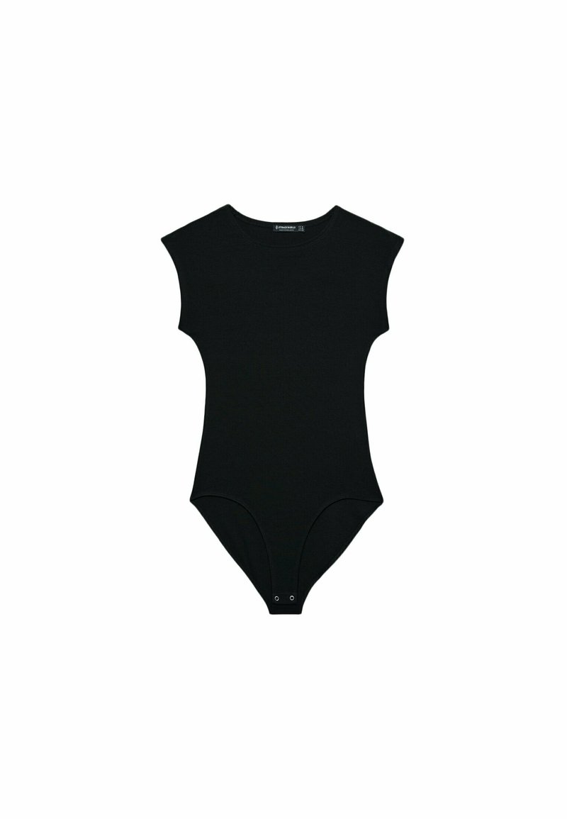 Stradivarius Stradivarius MINI SLEEVE - Print T-shirt - black Bestseller