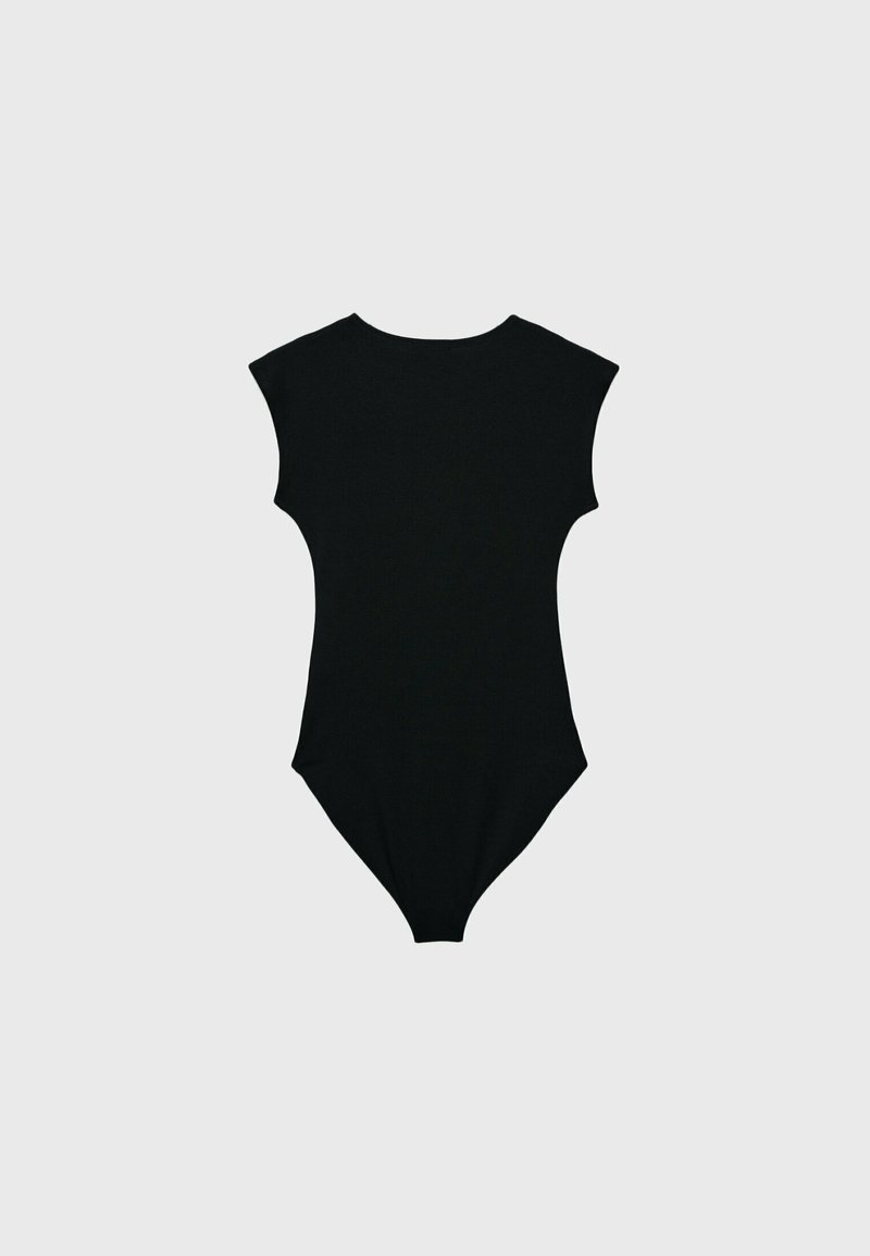Stradivarius Stradivarius MINI SLEEVE - Print T-shirt - black Bestseller