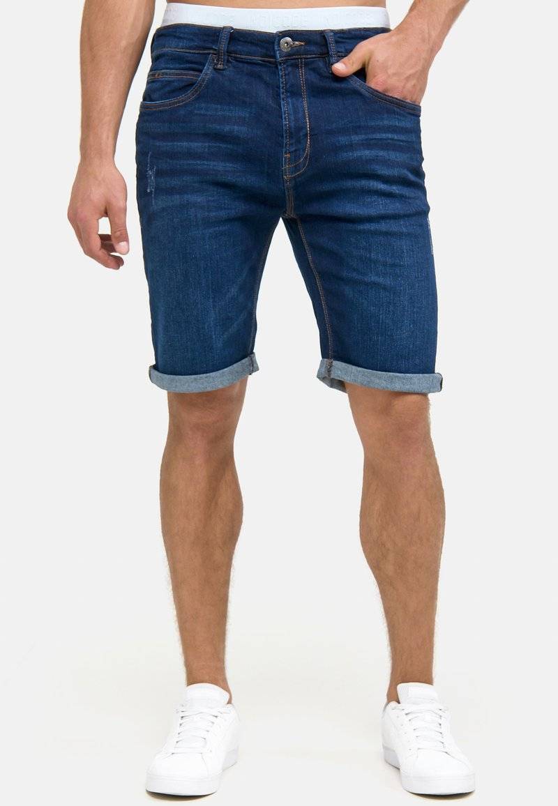 INDICODE JEANS INDICODE JEANS INCADEN - Denim shorts - blau Saisonale Angebote