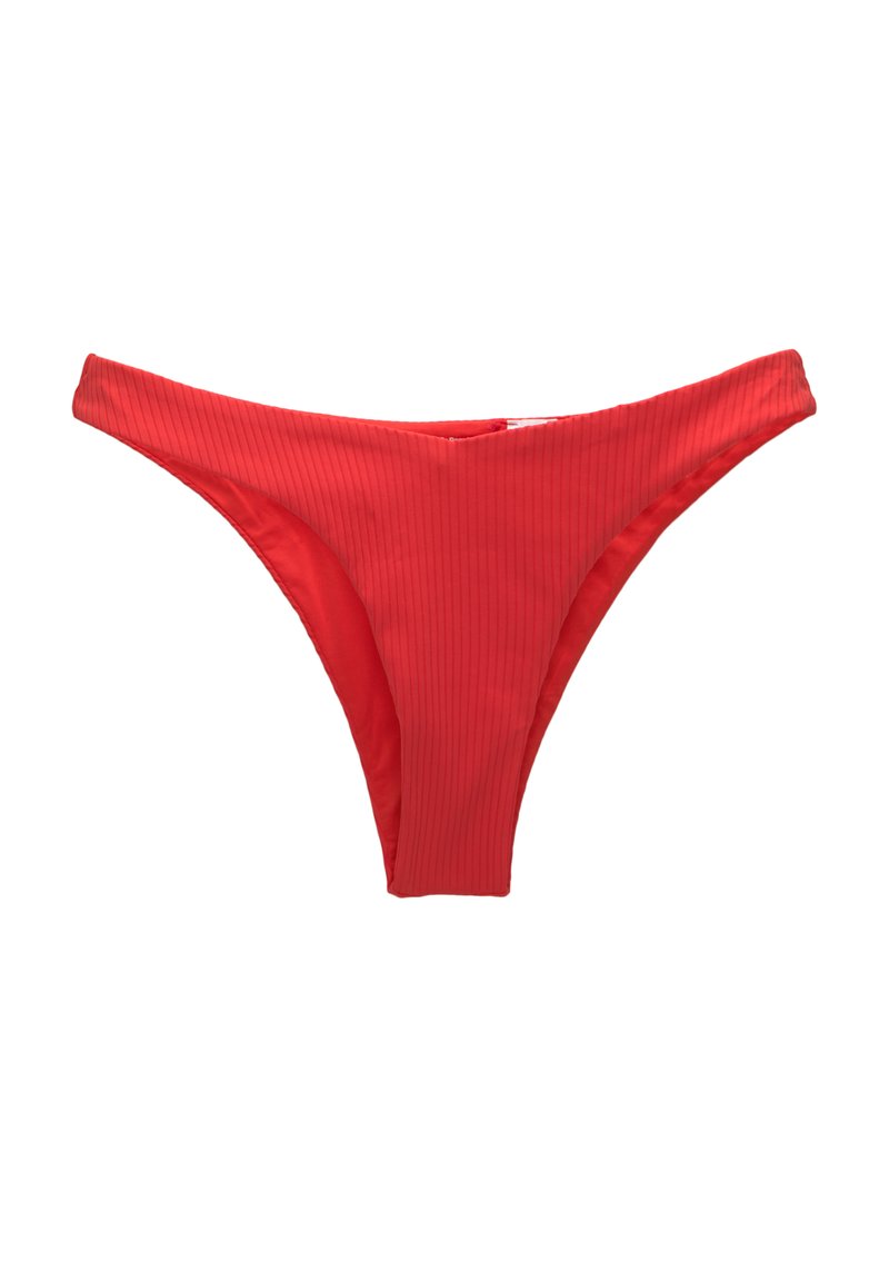 PULL&BEAR PULL&BEAR V-SHAPED - Bikini bottoms - red Wochenangebot