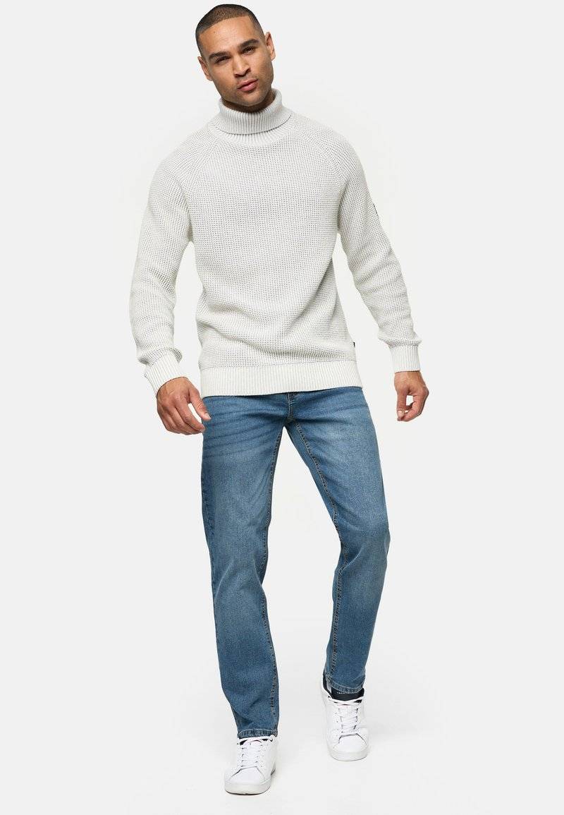 INDICODE JEANS INDICODE JEANS INSANTINO - Straight leg jeans - medium dark cloud JETZT KAUFEN