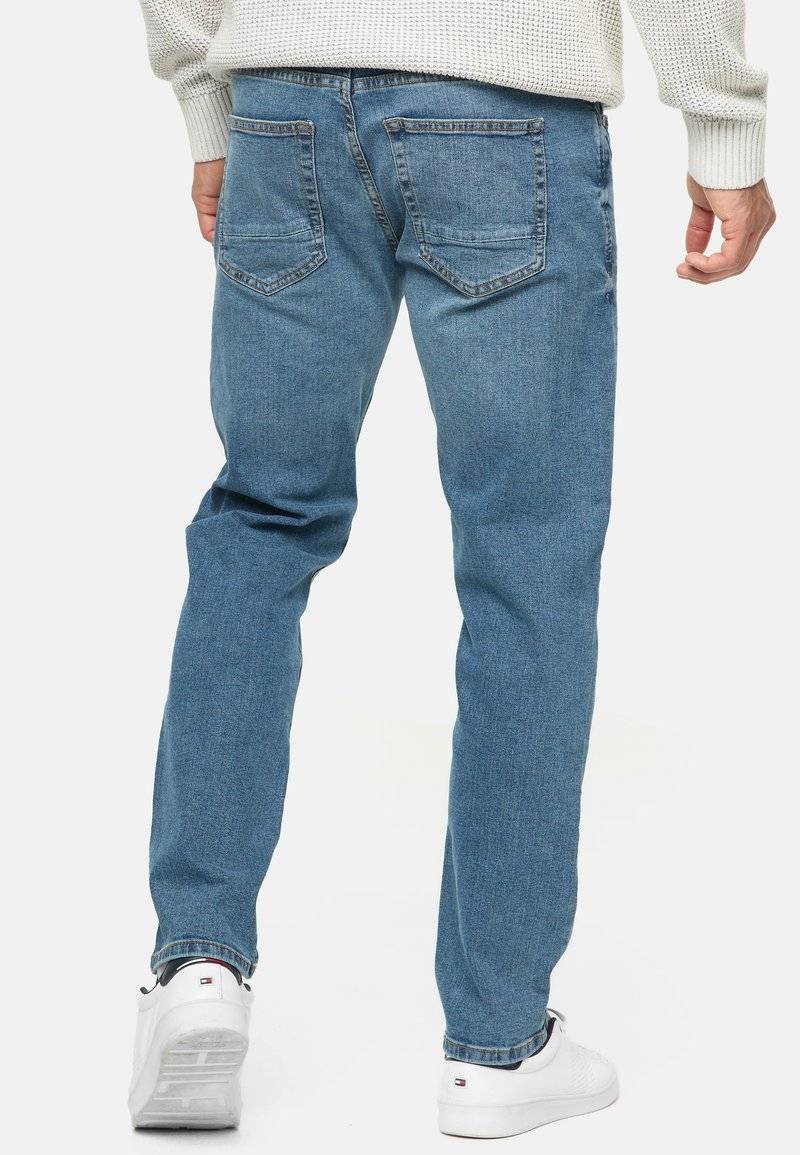 INDICODE JEANS INDICODE JEANS INSANTINO - Straight leg jeans - medium dark cloud JETZT KAUFEN