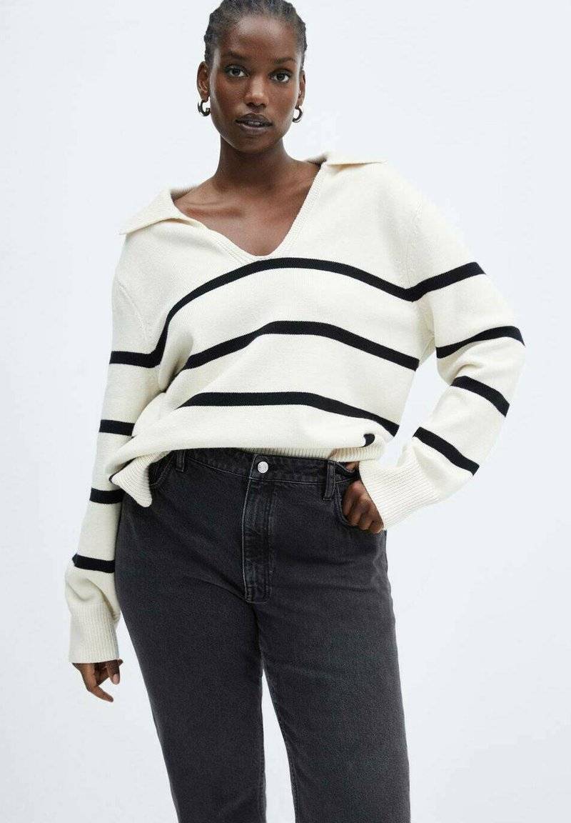 Mango Mango Straight leg jeans - black denim Letzter Tag
