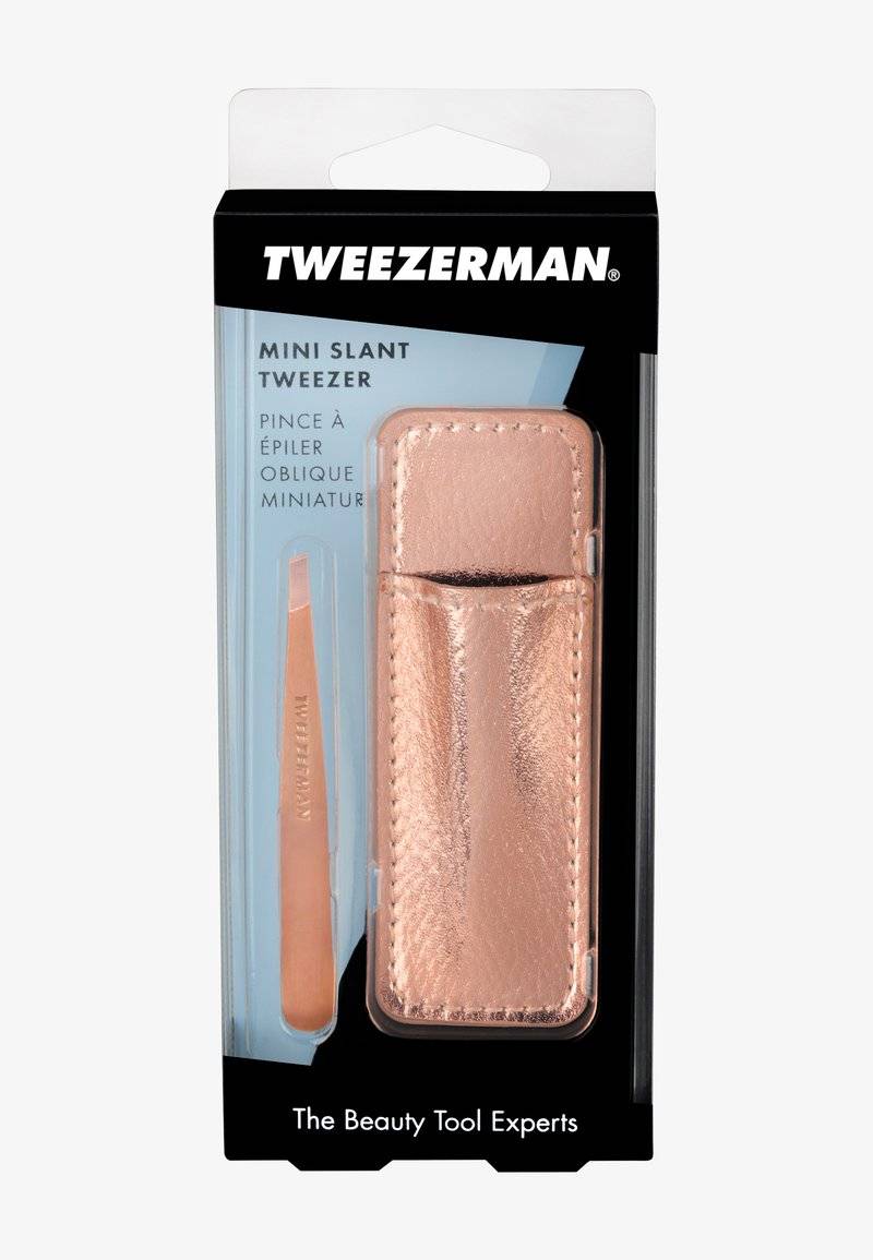 TWEEZERMAN TWEEZERMAN ROSE GOLD MINI SLANT WITH CASE - Hair removal tool Bis zu 60% Rabatt
