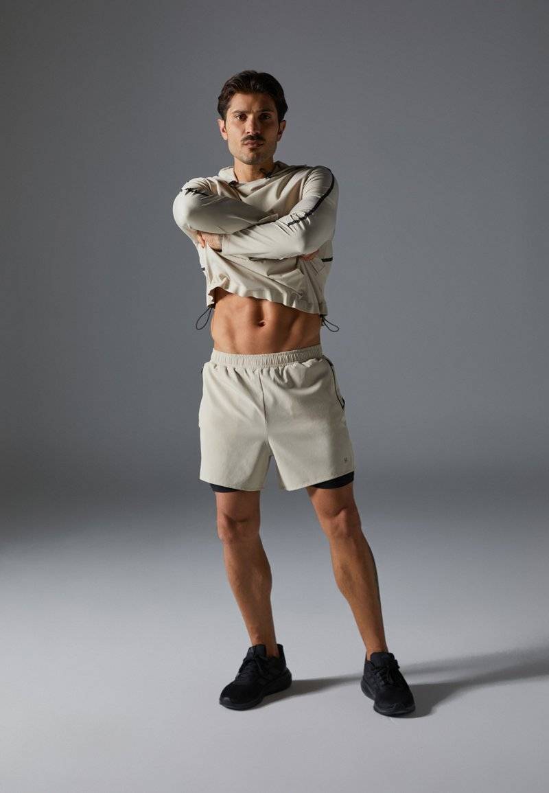 Pier One Sport Pier One Sport Sports shorts - beige Blitzverkäufe