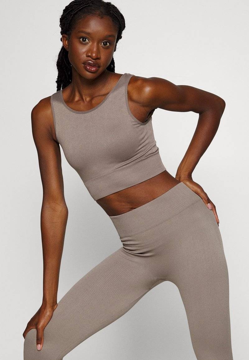 ONLY Play ONLY Play ONPJAIA LIFE SEAM SHORT - Top - brown Begrenztes Angebot
