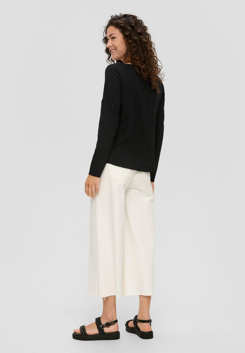 s.Oliver s.Oliver MIT U-BOOT-AUSSCHNITT - Long sleeved top - schwarz Exklusive Angebote