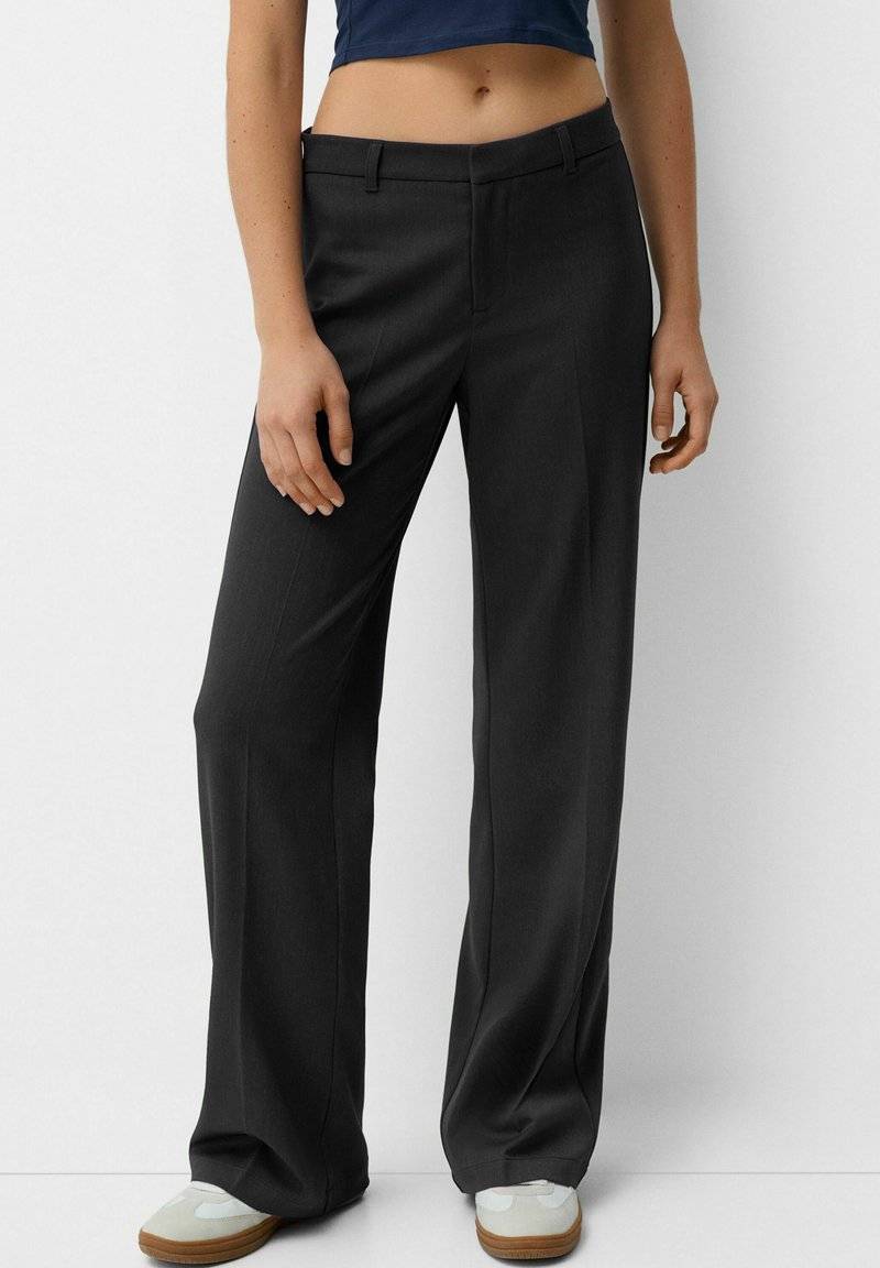 Bershka Bershka Trousers - mottled grey Bestseller